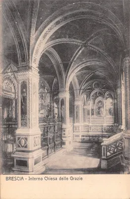 Brescia — Intérieur de la Chiesa delle Grazie — éditeur Pandini