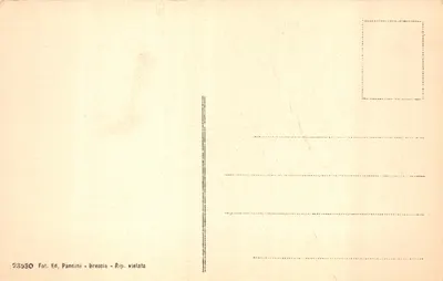 Brescia — Beeld van de Overwinning (romaanse tijd) — uitgever Fot. Ed. Pandini — Achterkant