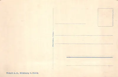 Glaciers Rhône et Tieraialp contre les Gelmenhörner — vue aérienne — éditeur Wehrli A.-G., Kilchberg b. Zürich — 裏面