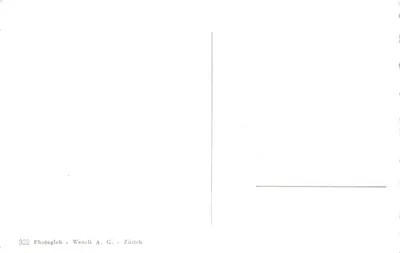 スイス — 象徴的な場所のパノラマ — 出版社 Photoglob - Wehrli A.G. Zürich，番号 322 — 裏面