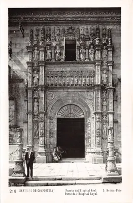 Santiago de Compostela — Tor zur Königlichen Klinik — L. Reisín-Poto, n° 218