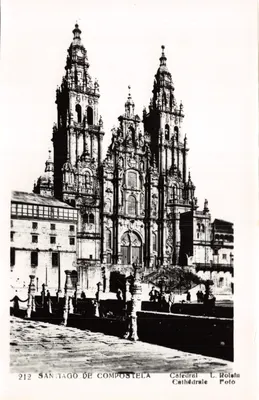 Santiago de Compostela — Cathédrale — éditeur L. Roisin, Poto, n° 212