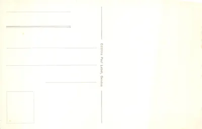 日内瓦 — 拉拉德与喷泉及背景的阿尔卑斯山 — Editions Paul Lebet, 日内瓦, 编号8 — 背面