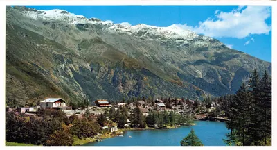 Lac du Moncenisio — vue sur le lac et la chaîne du Rocciamelone — éditeur non visible