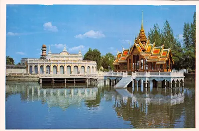 Königlicher Sommerpalast — Bang Pa In, Ayutthaya — Verlag THAI SILPA, Nr. 394