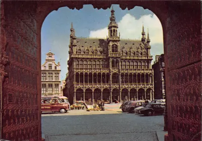 Maison du Roi — vue du Porche de l'Hôtel de Ville — Ern. Thill, Bruxelles