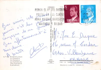 Barcelone — Cathédrale de la Sagrada Família — éditeur Comercial Escudo de Oro, n° 66 — 背面