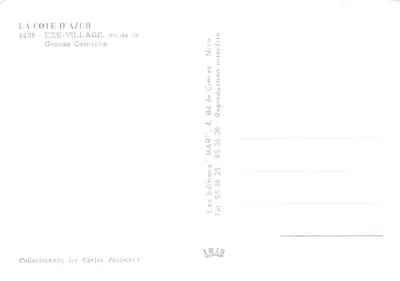 埃兹村 — 大科尼什景观 — 出版商 IRIS — 背面