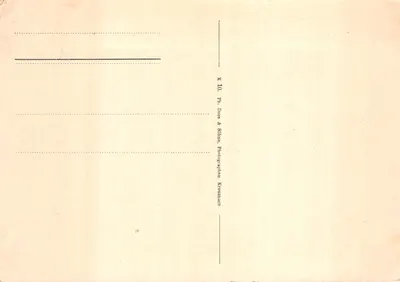 Bad Kreuznach — vue de la rivière et de la source d'Élisabethenquelle — éditeur Ph. Does & Söhne, Kreuznach — 裏面