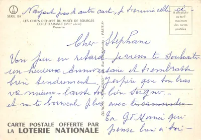Intérieur de cuisine — scène de vie flamande du XVIIe siècle — Éditions Proverbe, Série BA — Verso