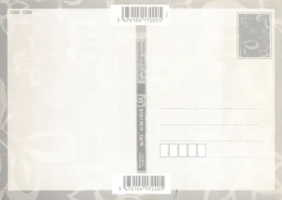 三只蓝色兔子 — 休闲场景 — 出版商 DEKODAR，编号 CSSP. 7240 — 背面