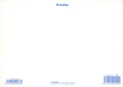 채소 안의 아기 — 출판사 Fotoline, 시리즈 번호 40038 — 뒷면