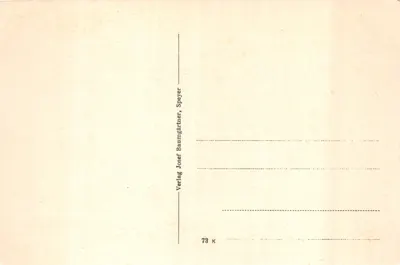 スプレイヤーのドーム－1689年の火災前のモデル－発行者Bildhauer Brolich、シリーズ1925 — 裏面