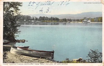 Vue vers Rockhurst depuis le Pavillon du Saumon — Detroit Publishing Co. n° 10868