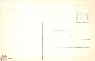 Parma — La Cattedrale — éditeur non visible, n° de série 20745 — Verso