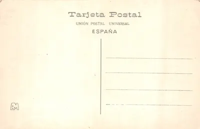 Palma de Mallorca. Casa Formiguera — widok przez łuk z balkonem i dzieckiem — wydawca nieznany, n° 229 — Rewers