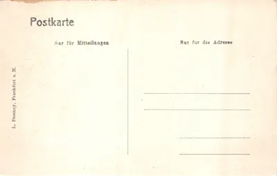 Frankfurt a.M. — Römer, Krönungssaal — éditeur L. Donnay — Verso