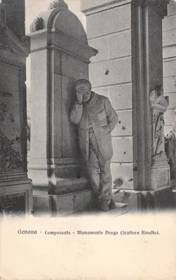 Genova - Camposanto - Monumento Drago (Sculptore Rivolta)