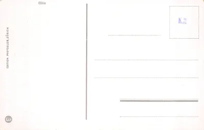 Vista aerea di Basilea — editore Edition Photoglob, Zurigo, n. 5937 — Verso