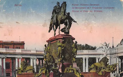 Berlin — Monument à l'empereur Guillaume Ier — éditeur non visible