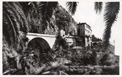 Grimaldi Ventimiglia (frontiera italiana) — Ponte San Luigi, éditeur Rella, n° 502