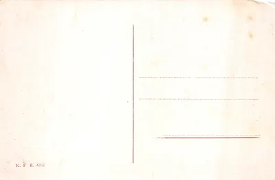 레이하인슈타인 성 — 라인 강 전망 — 발행사 K. F. E. 번호 4361 — 뒷면