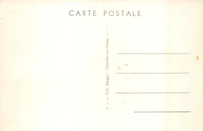 La Croix Rampault — Croix monumentale sur un promontoire — Éditeur : Coll. Berger - Neuville-sur-Saône, n° 11 — Verso