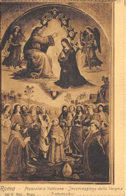 Roma - Pinacoteca Vaticana - Incoronazione della Vergine - Pinturicchio - n° 548 E. Risi