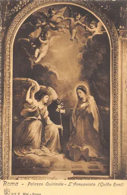 Roma - Palazzo Quirinale - L'Annunziata (Guido Reni) - Éditeur E. Risi