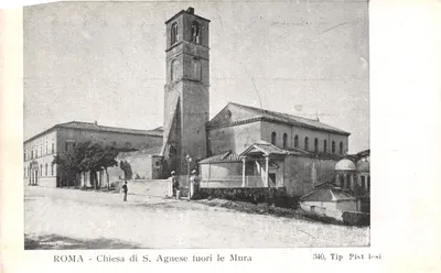 Roma - Chiesa di S. Agnese fuori le Mura — éditeur DANESI ROMA, n° 340