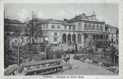 Torino — Station de Porta Susa — éditeur G.M.T. n° 04474