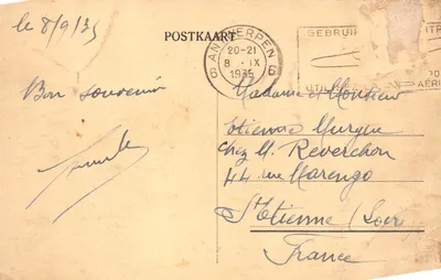 Anvers — Vue générale — éditeur VV n°32 — 뒷면