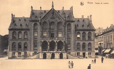 Arlon — Palais de Justice — éditeur Ern. Frhll. Bruxelles