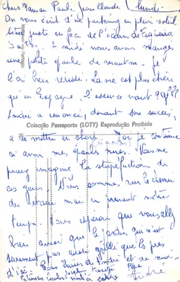 Figueira da Foz — Un trecho da Piscina e da Praia — éditeur IMPRIMÉ SUR LA CARTE n°45 — Verso