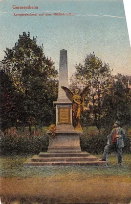 Germersheim — Monument aux morts sur le cimetière militaire — éditeur non visible