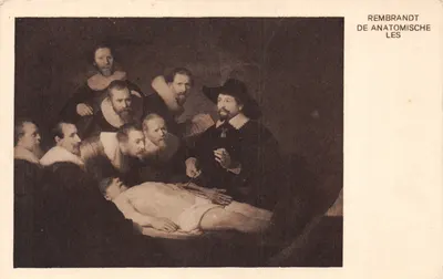 Anatomie — scène de dissection — éditeur Weenen & Snel, Den Haag, n° 23-9495-1