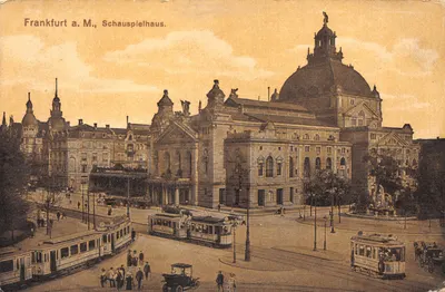 Frankfurt a.M., Schauspielhaus — éditeur Gerhard Blümlein & Co. n° 22/26