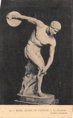 Rome - Musée du Vatican — Le Discobole de Mirone — Cliché Anderson
