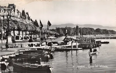 Genève — Quai W. Wilson — éditeur O. Sartori, Lausanne
