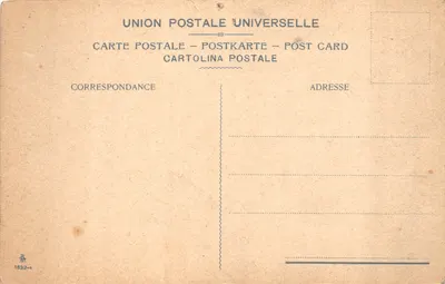 Roma — Anfiteatro Plavio detto Colosseo. — Éditeur : Union Postale Universelle, n° 1832-4 — Verso