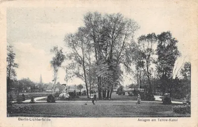 Berlin-Lichterfelde — Anlagen am Teltow-Kanal — éditeur : Tietz's Verlag, Berlin