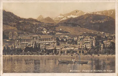 Montreux — Palais et Rochers de Naye — Édition Photoglob, Zürich