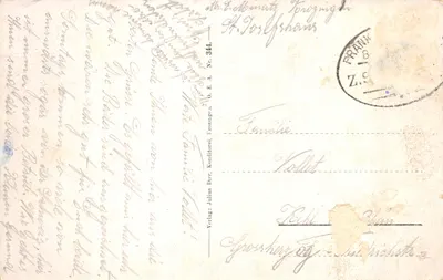 Krozingen i. B. — Badhaus — éditeur Verlag : Julius Durr, Krozingen i. B — Verso