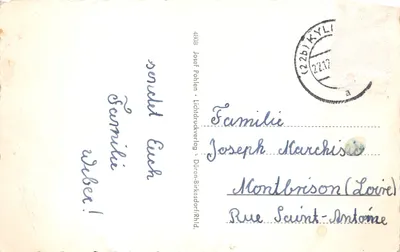Steinborn b. Kyllburg — église enneigée — Lichtdruckverlag Dürren-Birkasdorf/Rhld — 뒷면