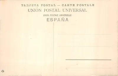 San Sebastián — El Puerto — Rummeler & Jonas, Dresde, n° 1653418 — Verso