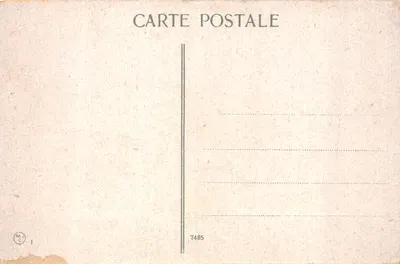 Constantinople — Le Palais de Dolma-Baghtché — éditeur M.J.C. n°7485 — Verso