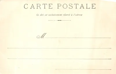 Genève - Hôtel des Postes — vue architecturale avec tramway devant l'édifice, éditeur J.J. n° 1465 — 뒷면
