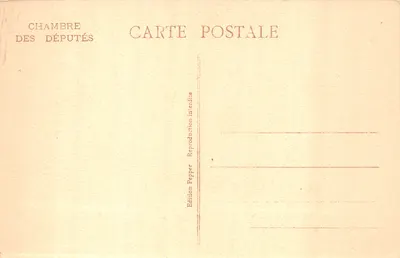 Salon Abel de Pujol — Chambre des Députés — Édition Pepper — Verso