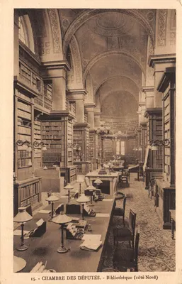 Chambre des Députés — Bibliothèque (côté Nord) — Édition Pepper