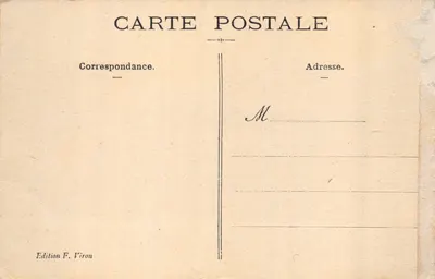 Lourdes — Vue plongeante. — Éditeur F. Viron, n° 301 — 뒷면